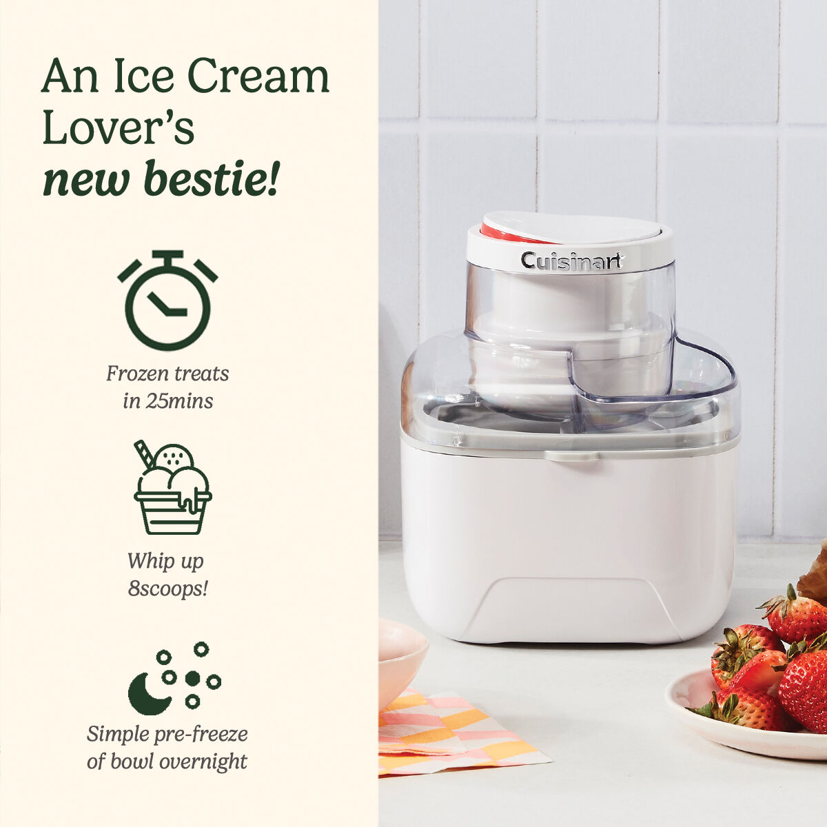 Solo Scoops Ice Cream Maker ICEM10U Cuisinart