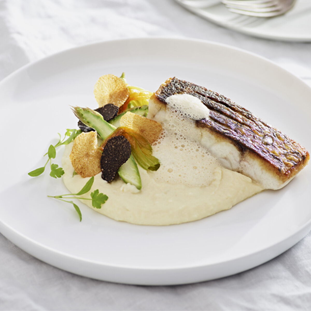 Roasted White Fish with Potato Mousseline-1